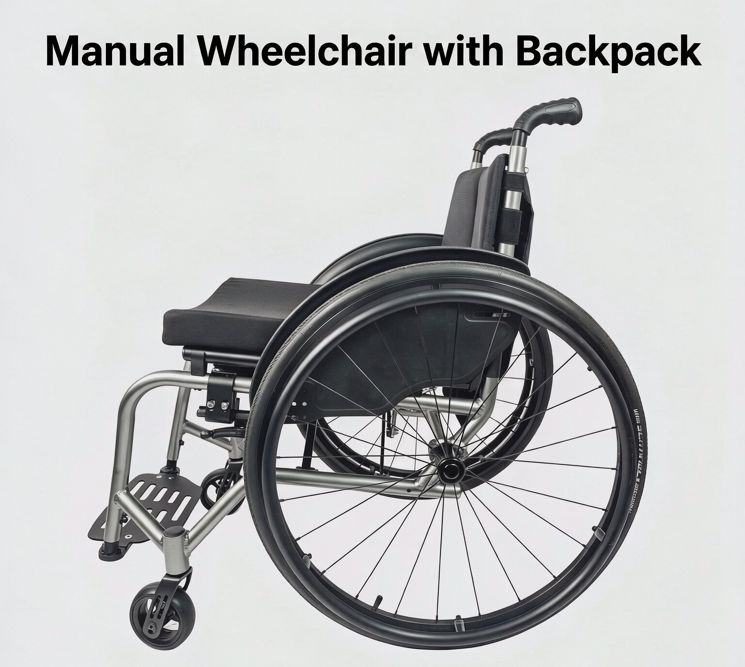 Manual Wheelchair with Backpack Manual Wheelchair with Backpack