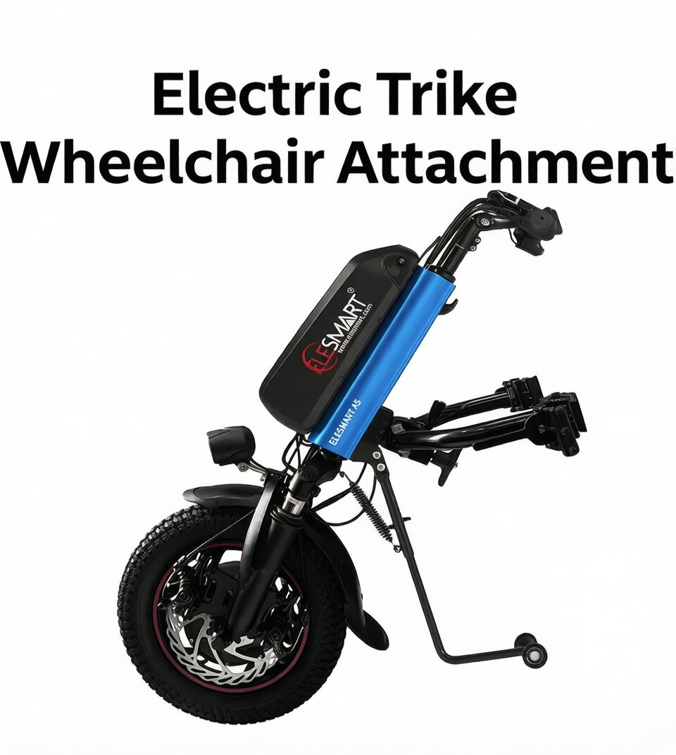 Electric Trike Wheelchair Attachment Electric Trike Wheelchair Attachment