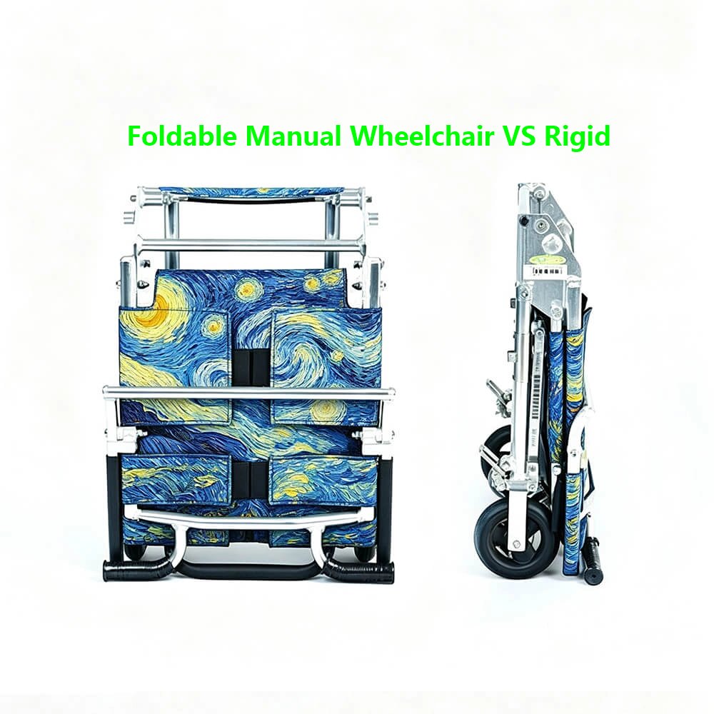 Foldable Manual Wheelchair vs Rigid Foldable Manual Wheelchair vs Rigid