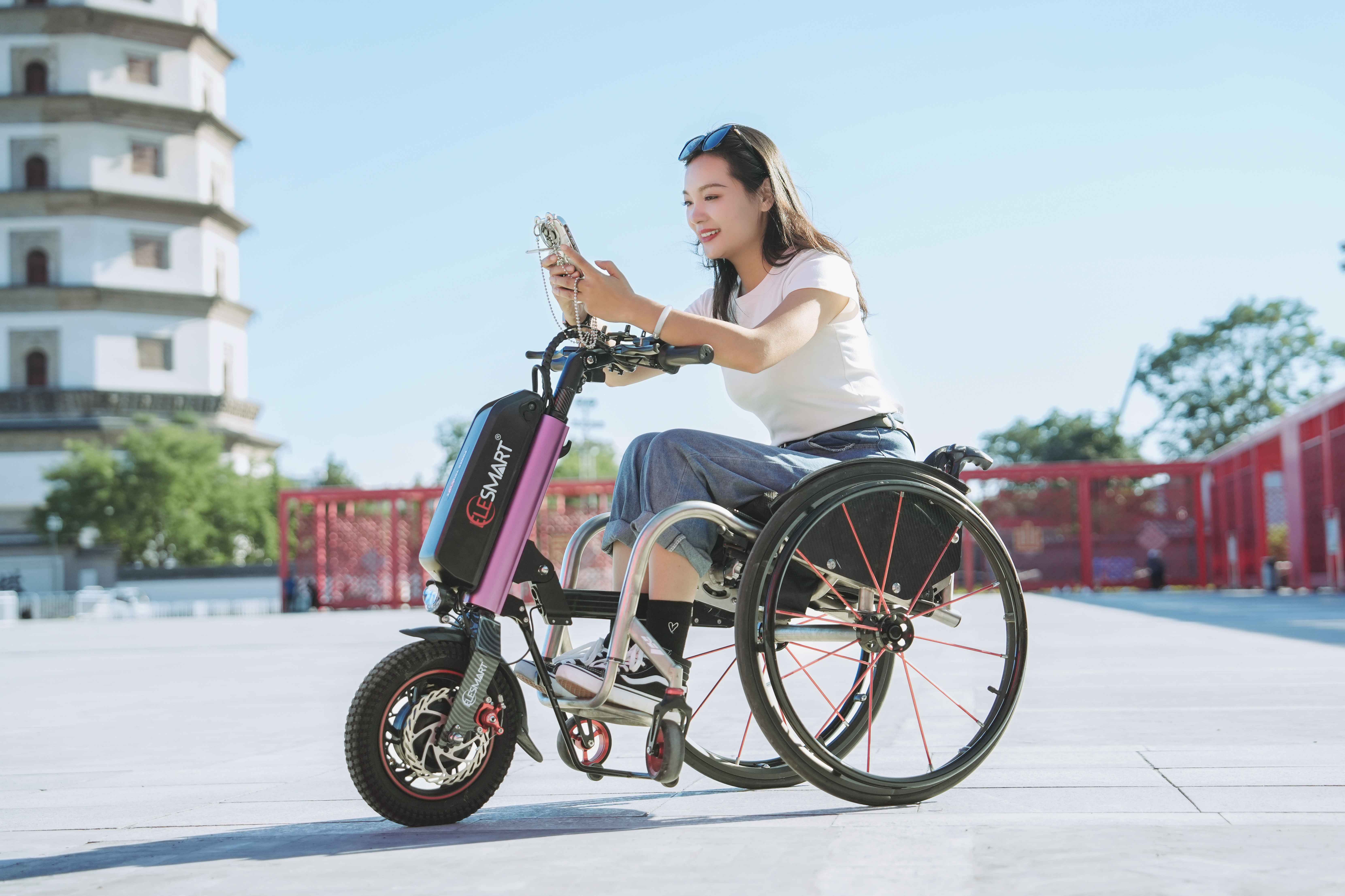 wheelchair power attachment