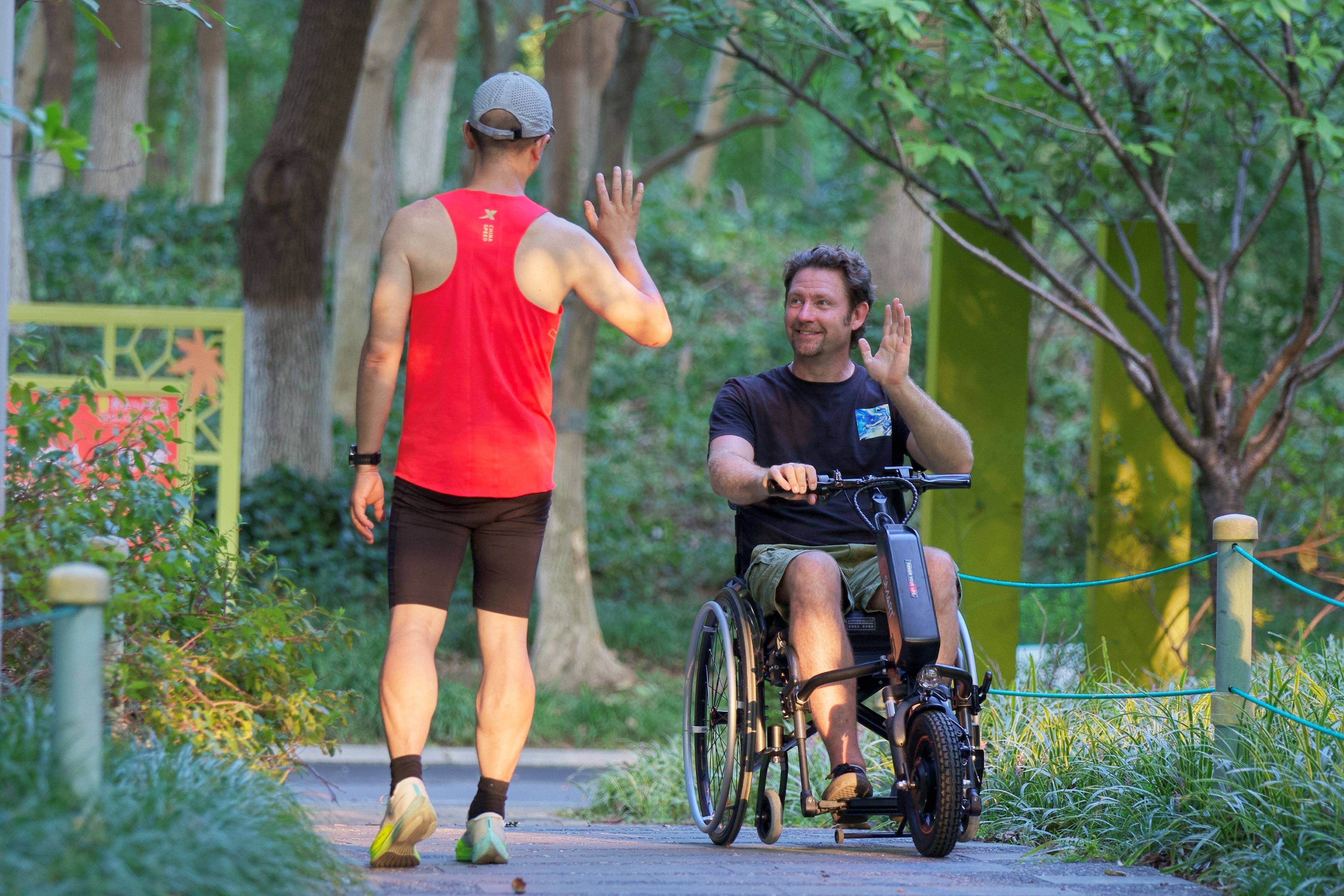 ELESMART wheelchair power attachment IMG_7825