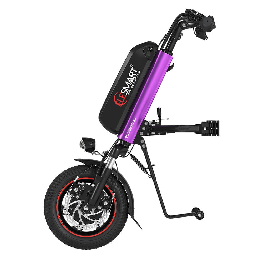 Electric Wheel Attachment for Wheelchair