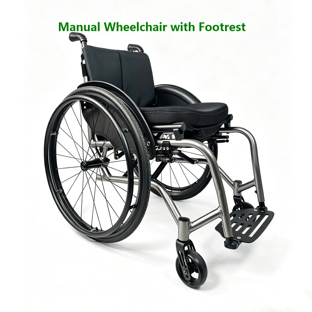 Manual Wheelchair with Footrest