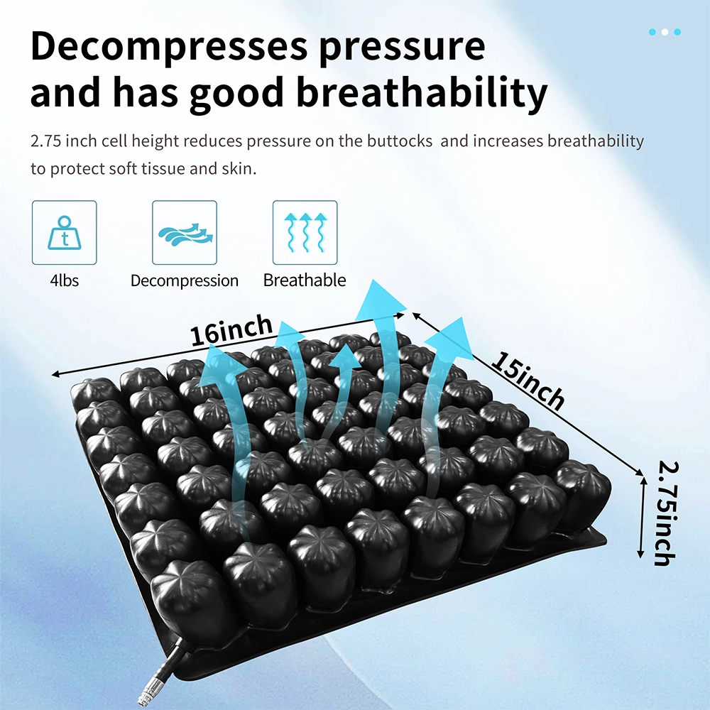 Seat Cushion ECU-17: Advanced Pressure Relief and Comfort for Wheelchair Users