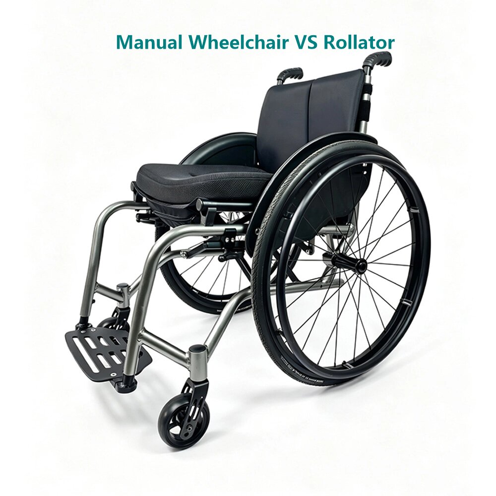 Manual Wheelchair vs Rollator