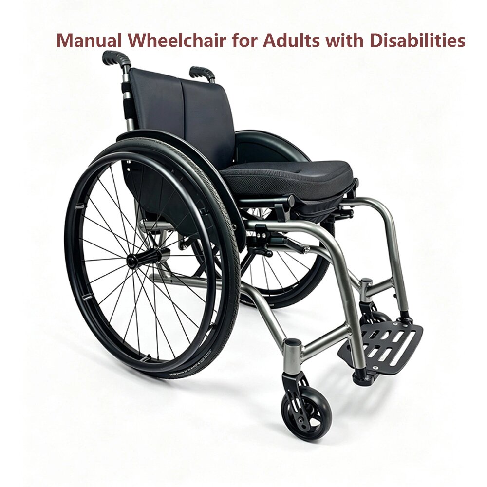 Manual Wheelchair for Adults with Disabilities