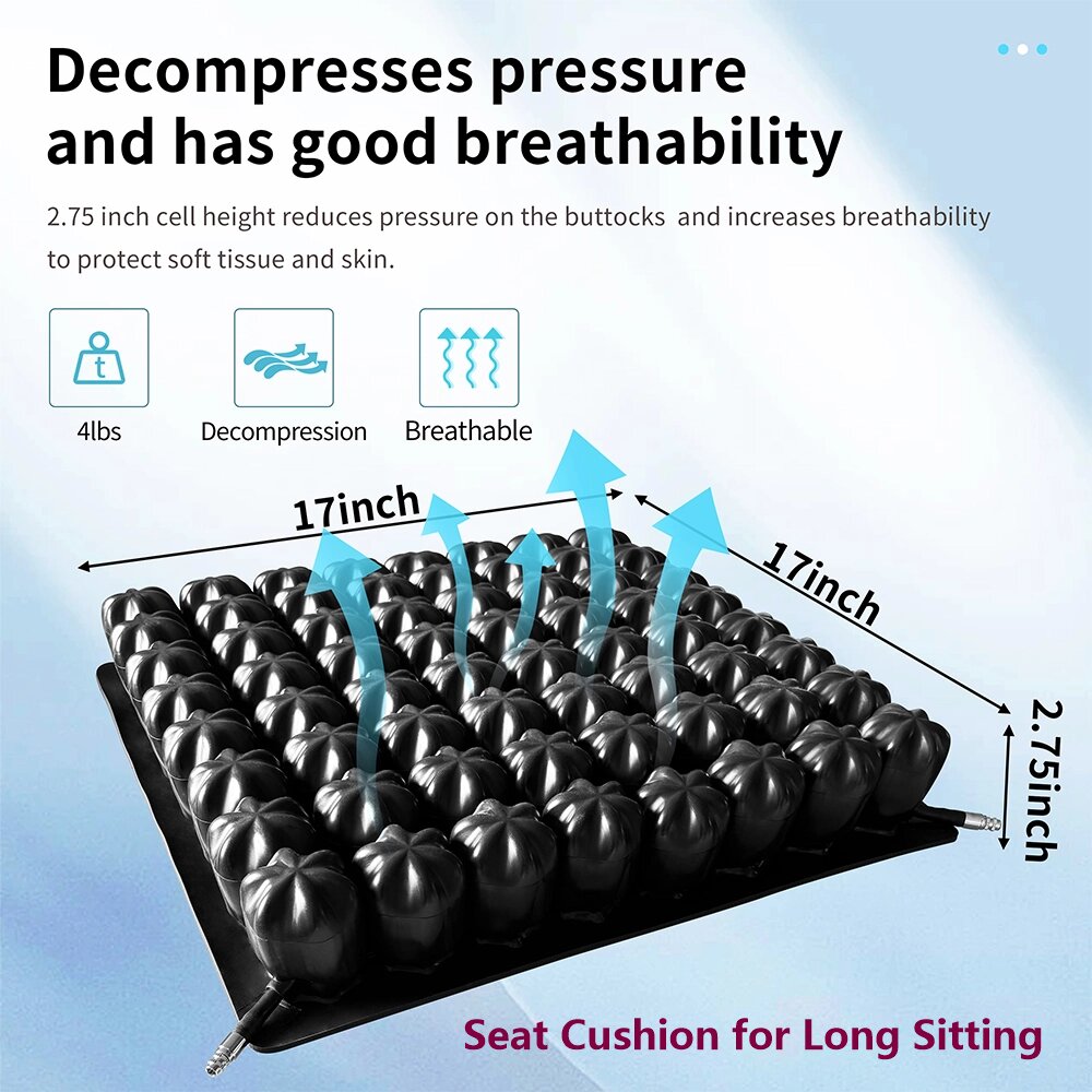 Seat Cushion for Long Sitting