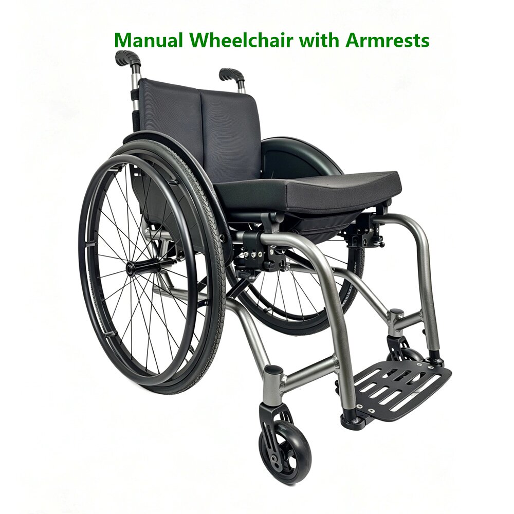 Every manual wheelchair with armrest that leaves our factory is built with attention to both comfort and longevity.